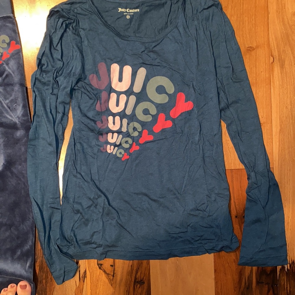 NWOT~MATCHING SET VELOUR JUICY COUTURE - GIRLS 12 - Picture 4 of 8